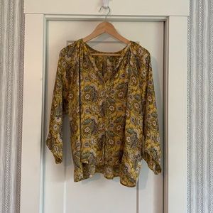 Tucker Long Sleeve Silk Top
